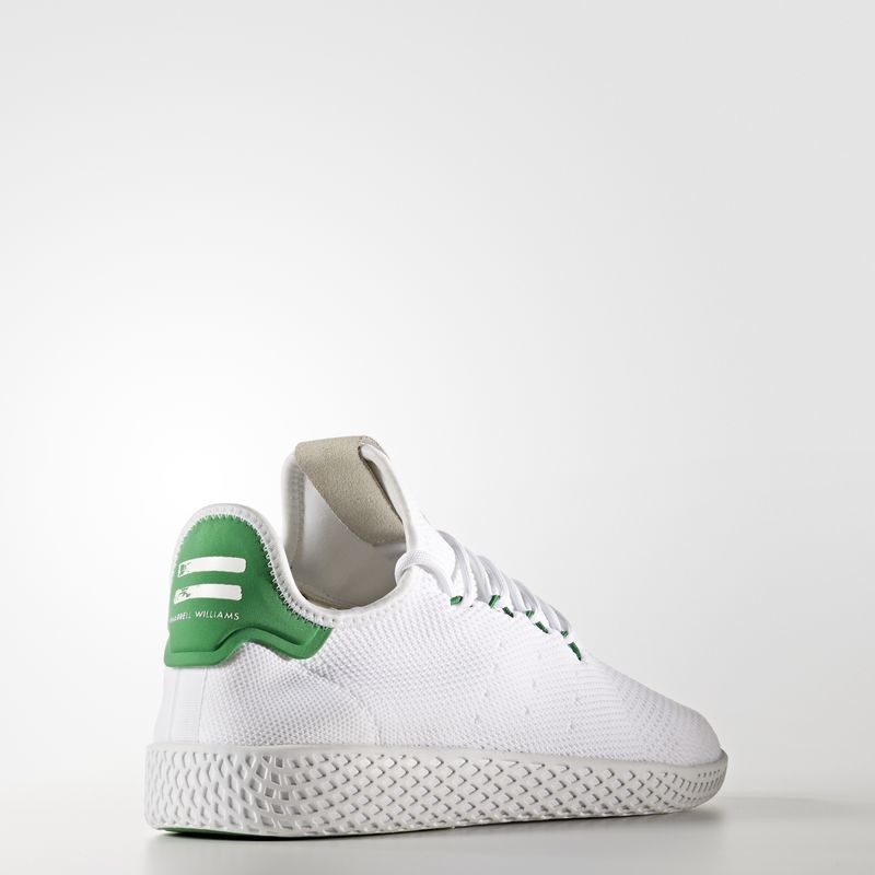 Pharrell Williams x adidas Tennis HU White Green BA7828 Grailify